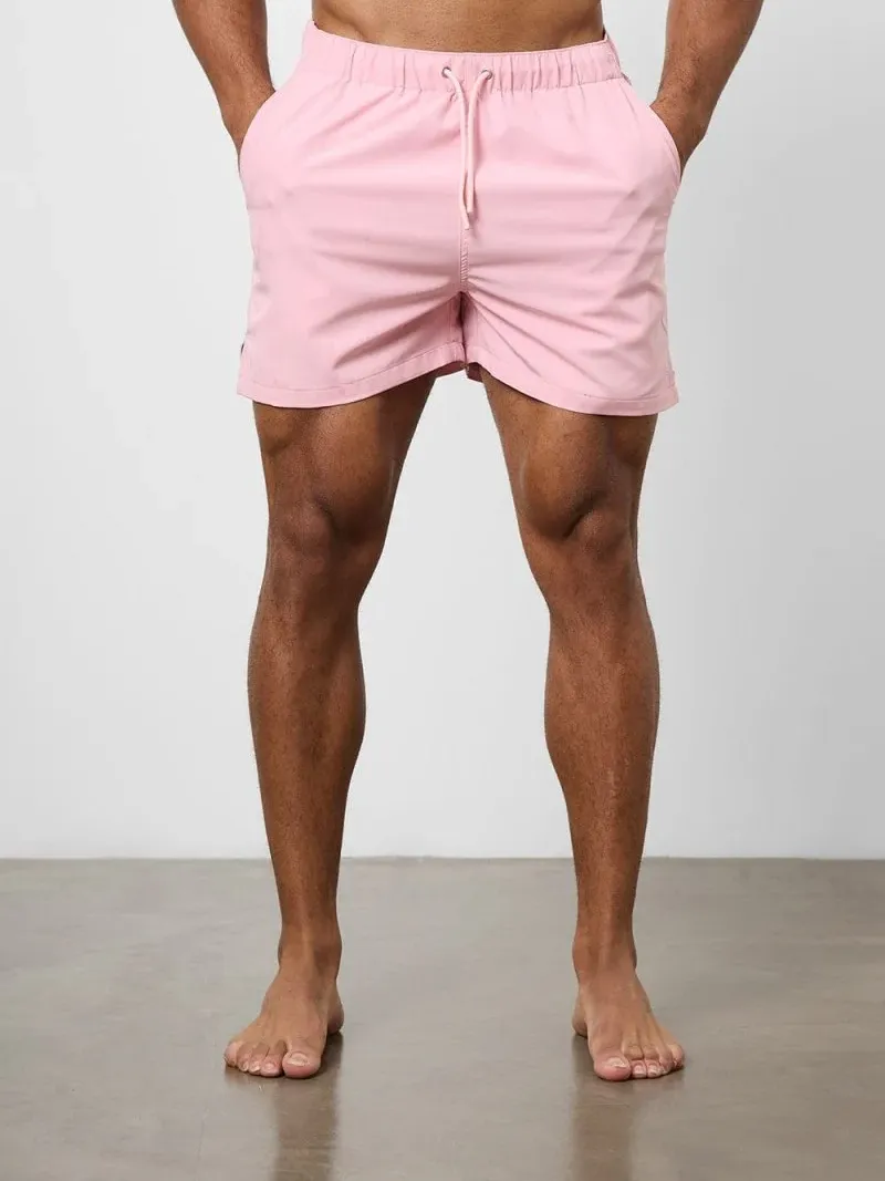 Pale Pink Leisure Daily Swim Short