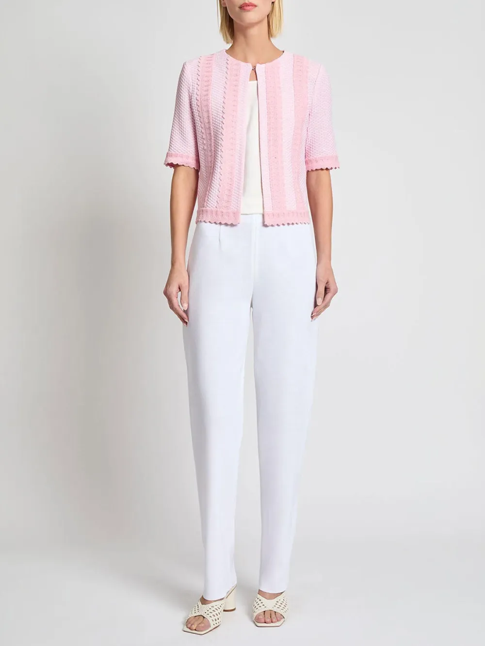 Short Sleeved Open Top Jacket