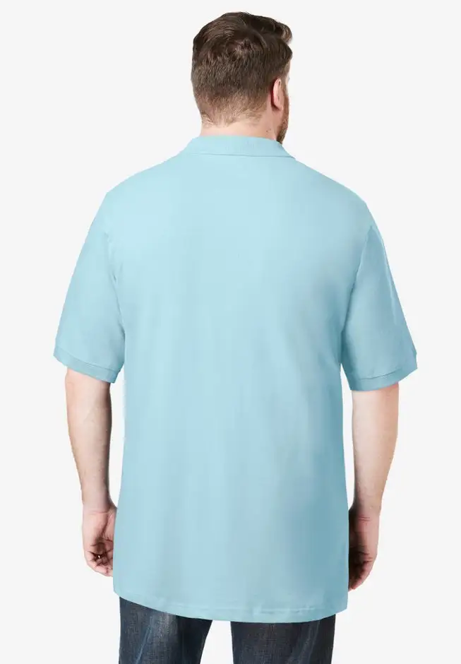 Longer-Length Shrink-Less™ Cotton Polo Shirt