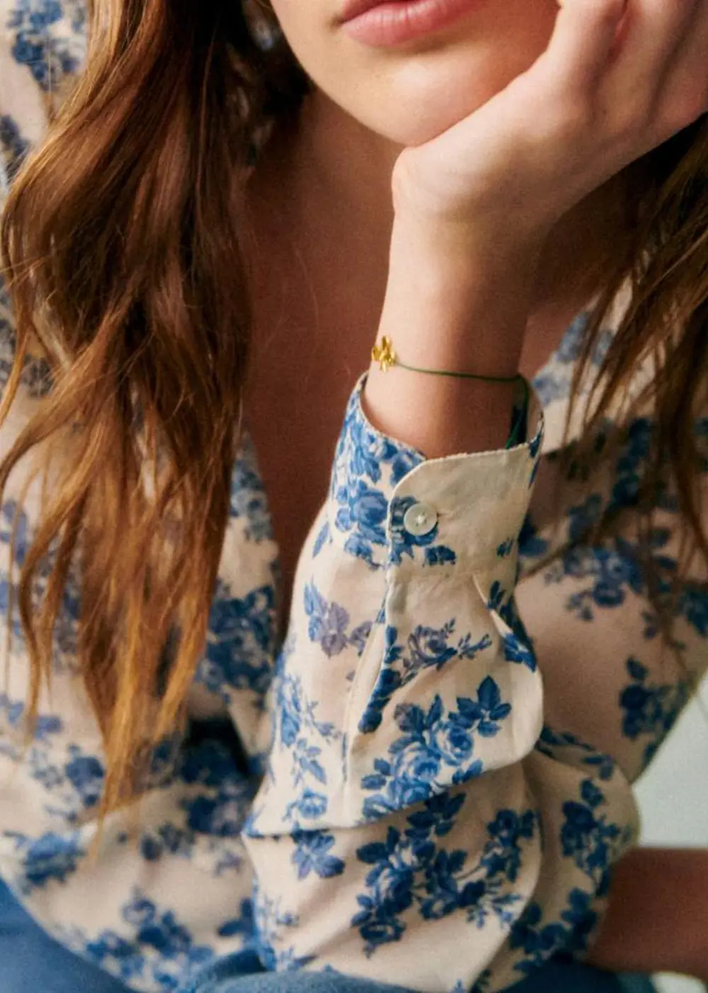 Colorful Floral Long-Sleeved Shirt