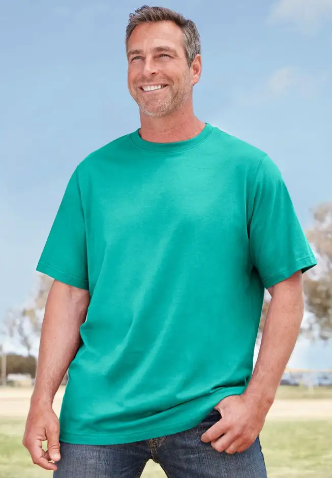 Shrink-Less Lightweight Crewneck T-Shirt