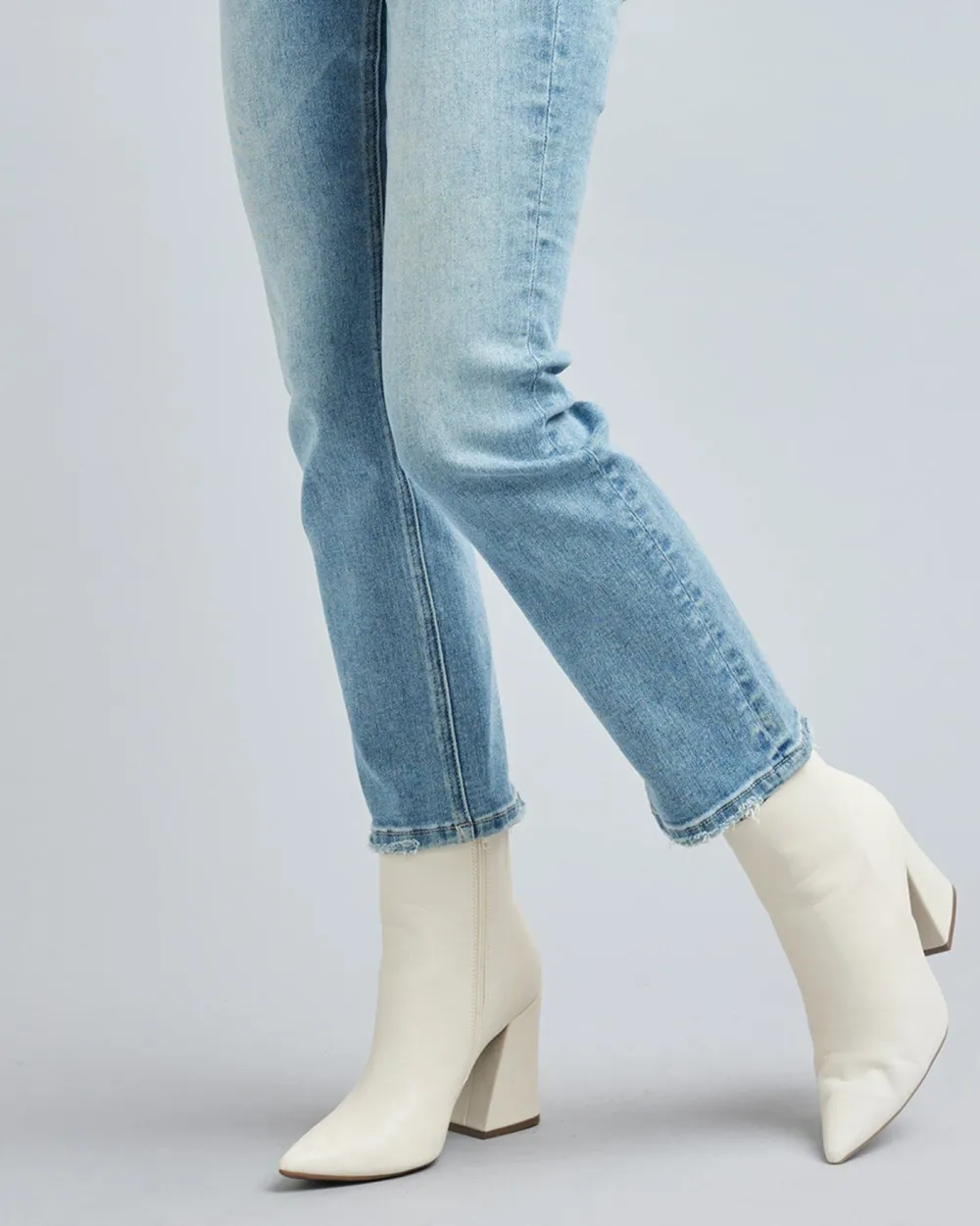 High Rise Slim Straight Jean