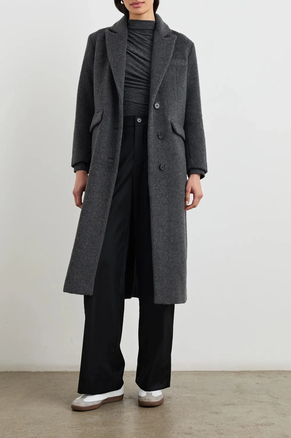 Alpaca Wool Blended Warm And Padded Women's Coat