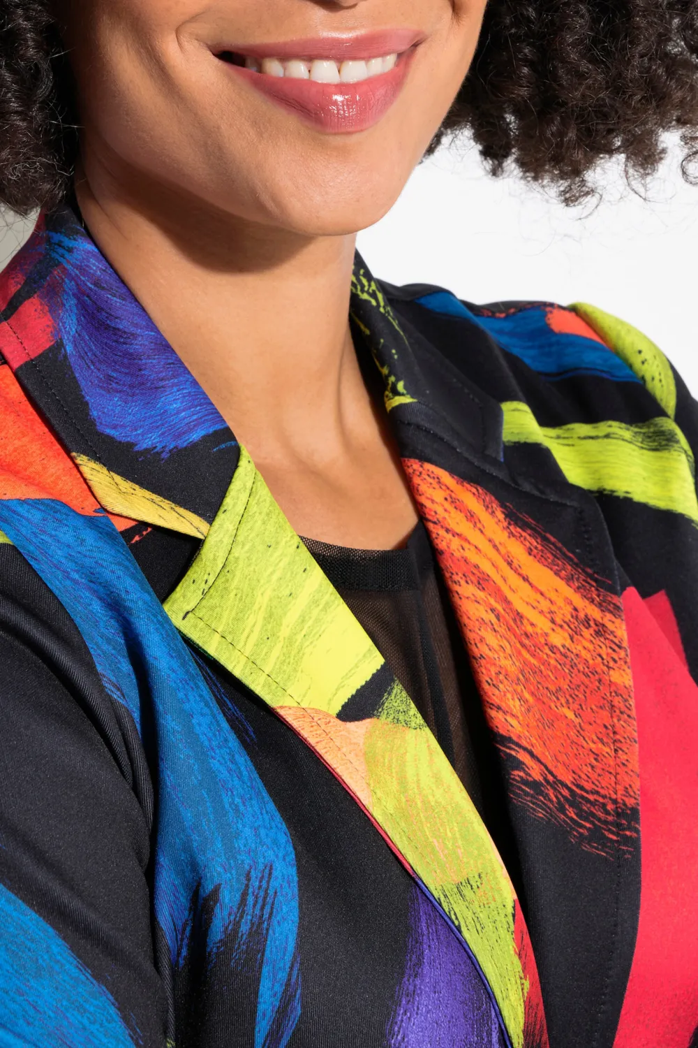 Colorful Printed Jacket