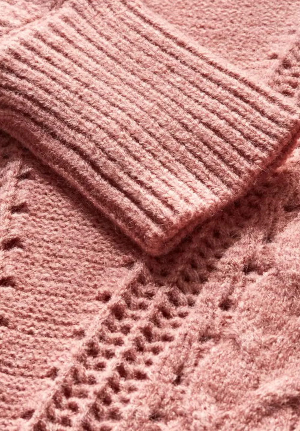 High Neck Knitted Sweater