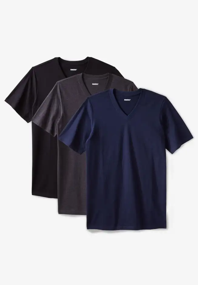 Cotton V-Neck Undershirt 3-Pack