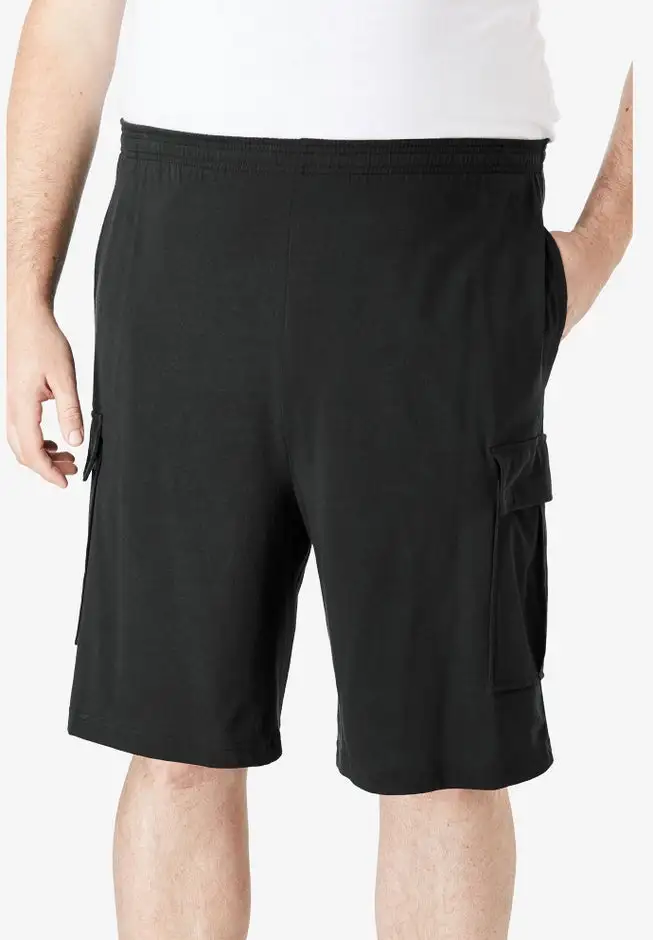 Lightweight Jersey Cargo Shorts