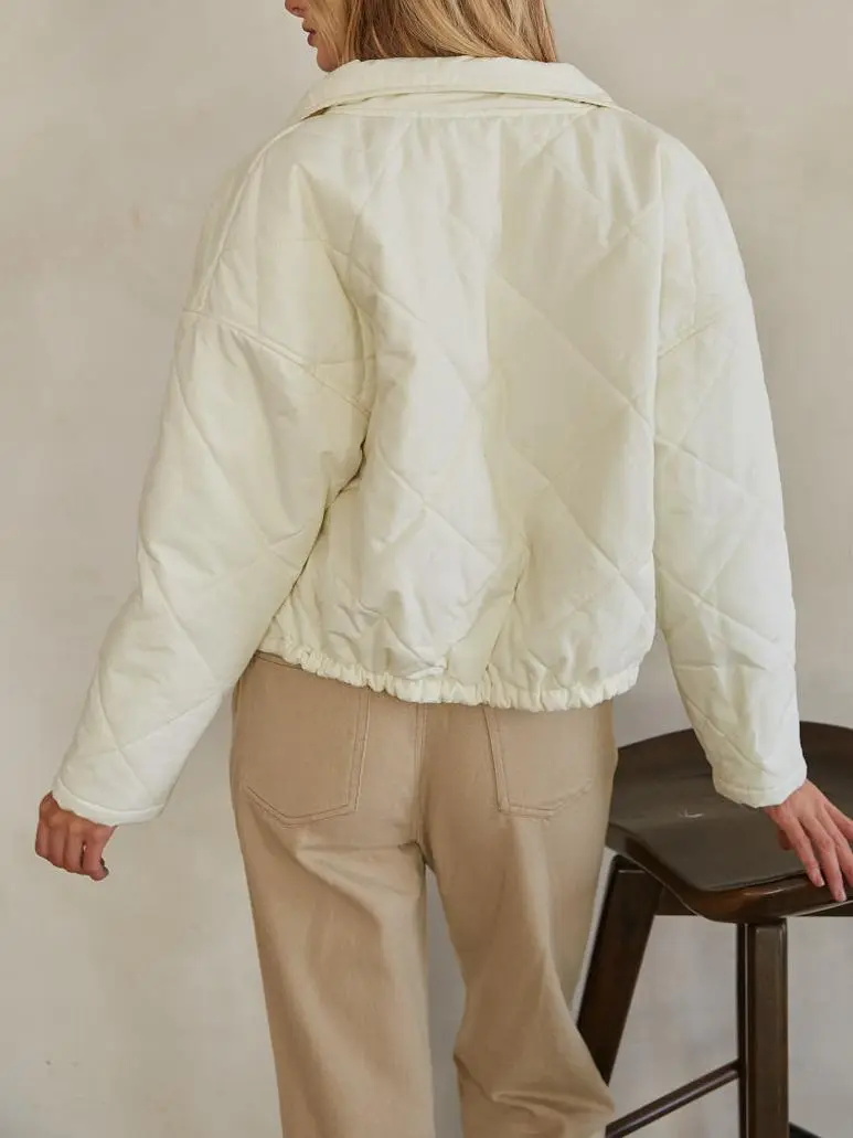 Margot Coquette Quilted Puffer Jacket
