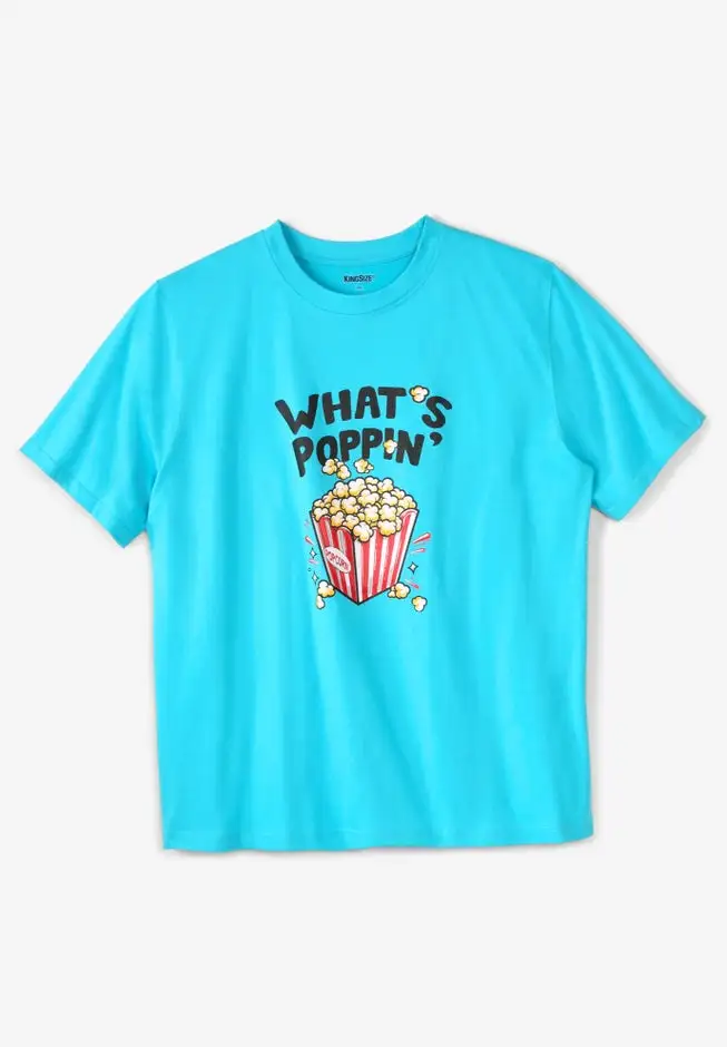 KingSize Slogan Graphic T-Shirt