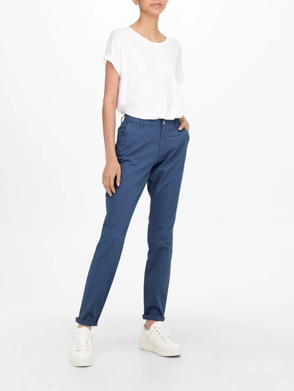 Cotton Casual Style Pants