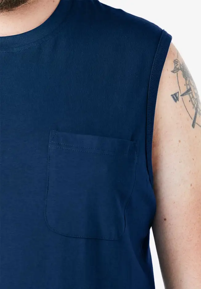 Heavyweight Pocket Muscle Tee