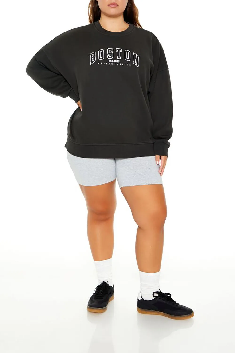 Plus Size Graphic Pullover