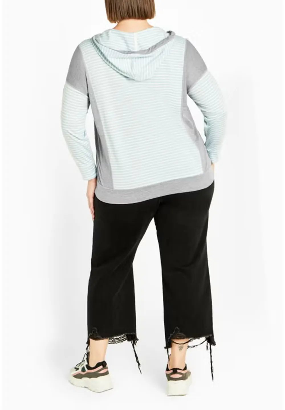 Striped Hooded Sweater