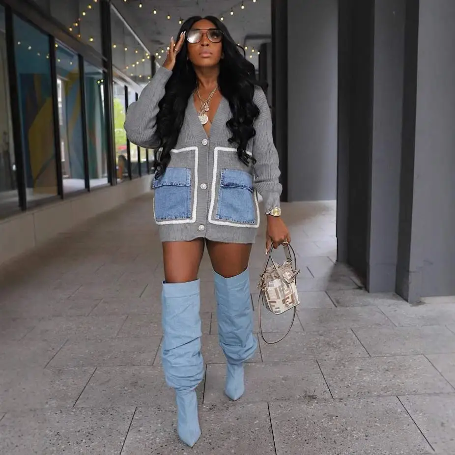 Urban Muse Oversized Knit Cardigan