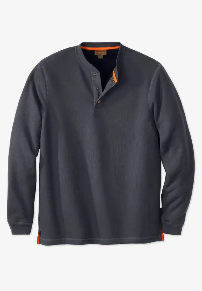 Bonded Sherpa Waffle Henley