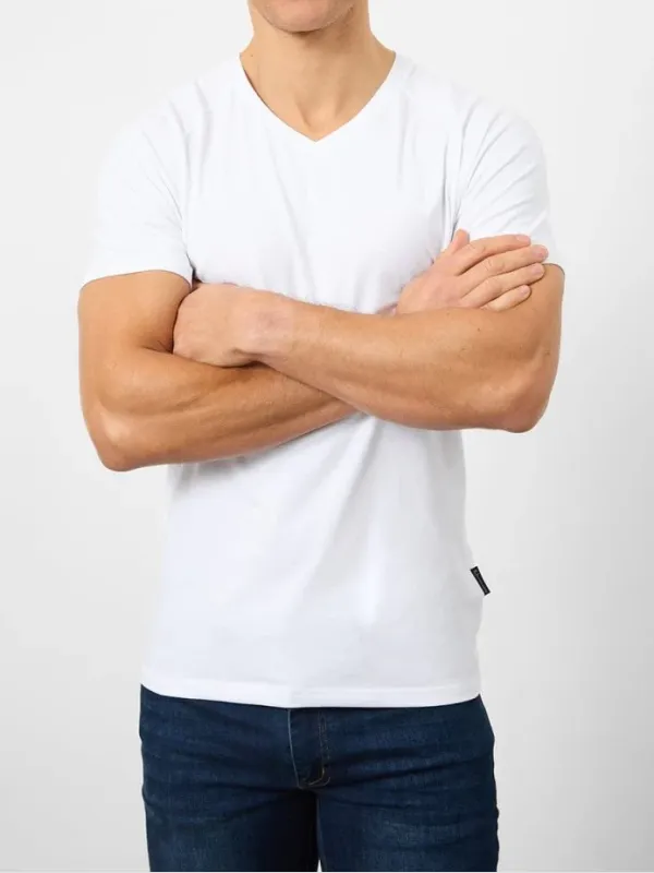 White Soft  Athletic Tees