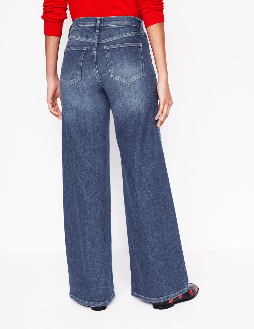Mid - Vintage High - Rise Wide - Leg Jeans