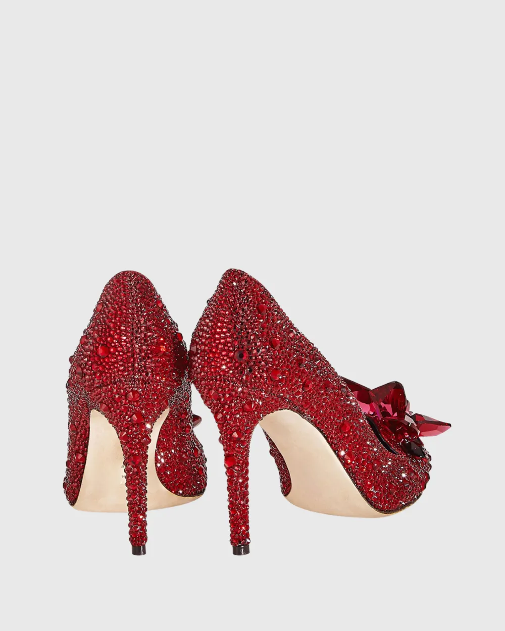 Red Crystal Heels