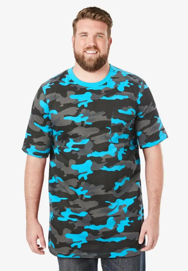 Heavyweight Longer-Length Pocket Crewneck T-Shirt