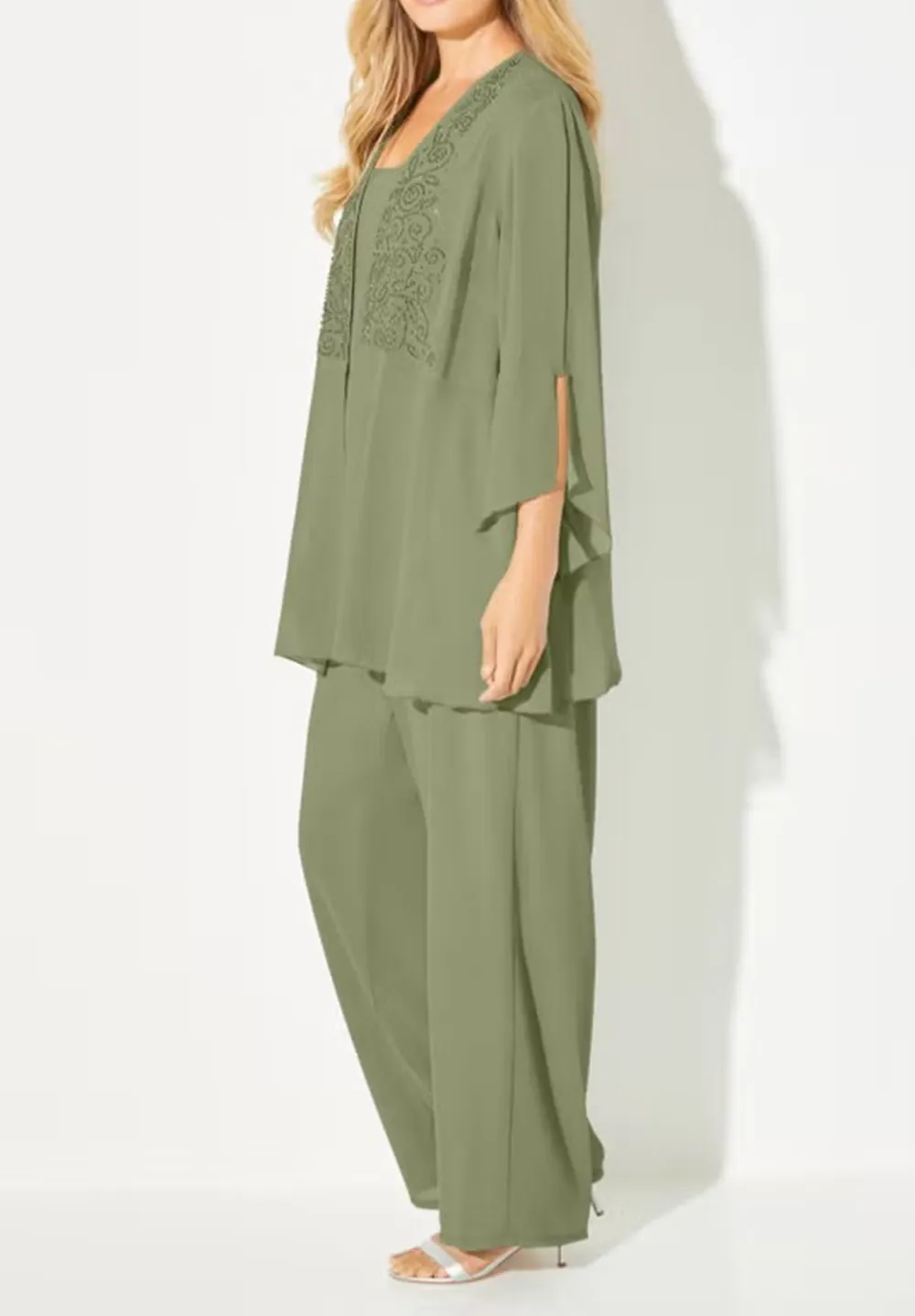 Beaded Pant Set