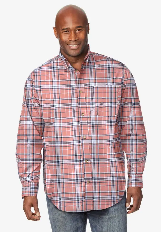 Long Sleeve Wrinkle Free Sport Shirt