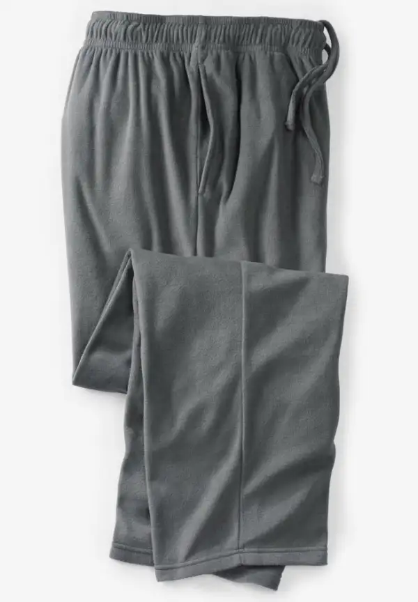 Solid Microfleece Pajama Pants