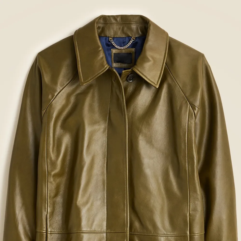 Collection Trench Coat in Leather