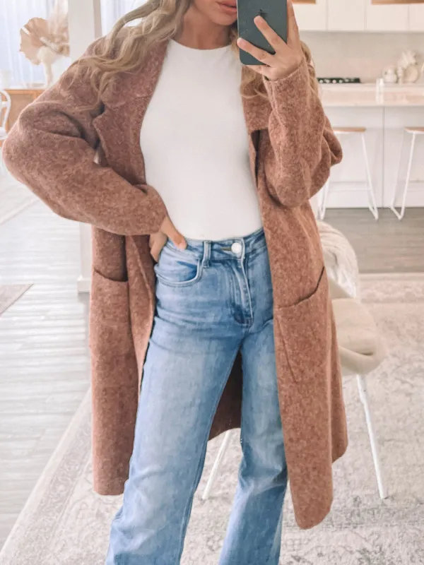 Rust Daily Long sleeves Outerwear