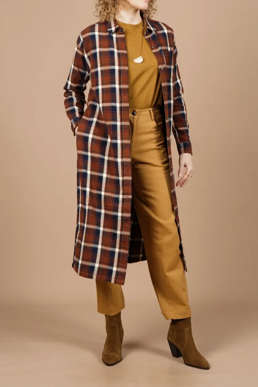 Daily Cotton Button Front Shirt Dress