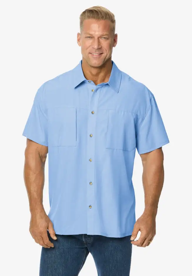 Double Pocket Short Sleeve Performance Shirt