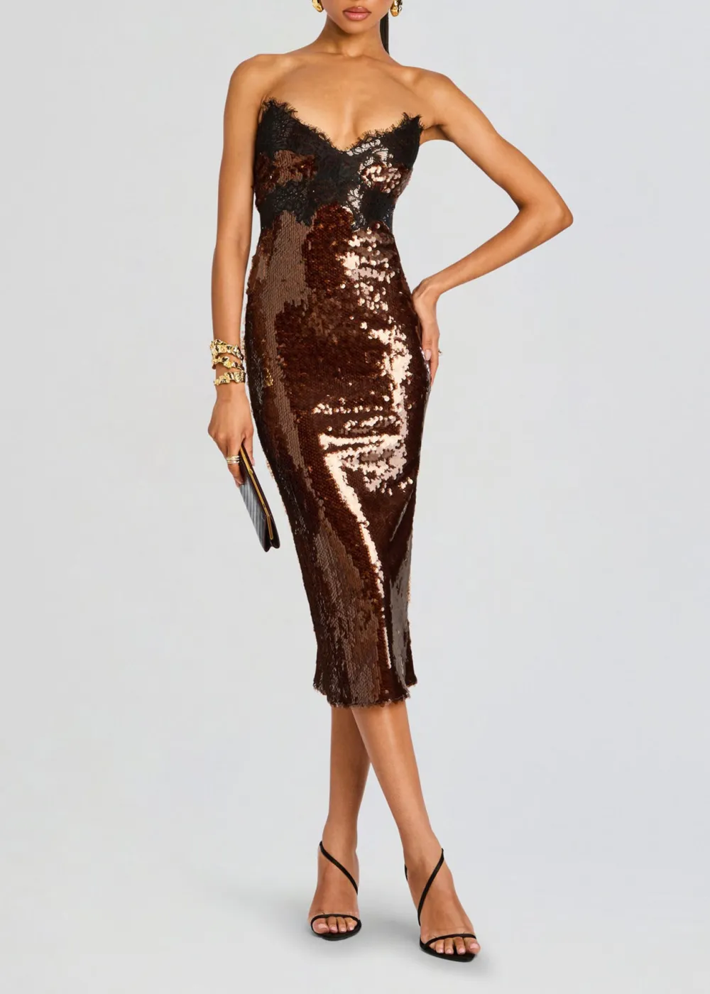 Lace Sequin Dress