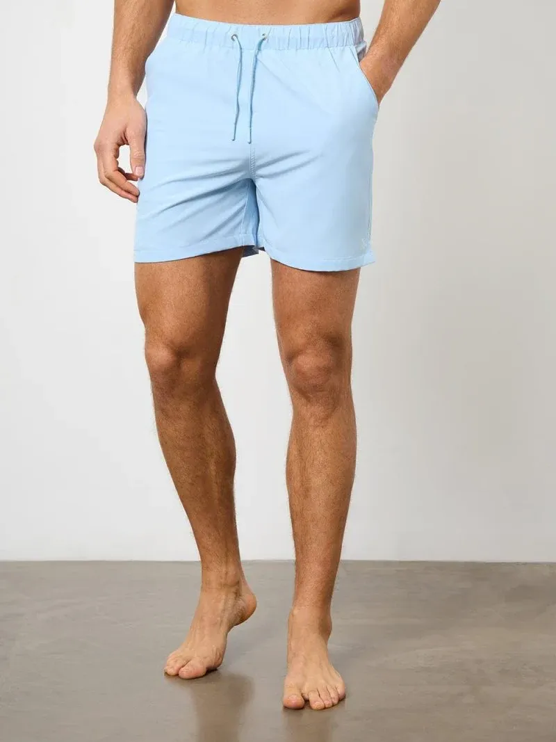 In Soft Blue  Leisure Daily Swim Short