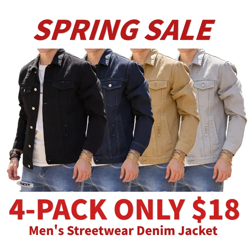 Men's Streetwear Denim Jacket