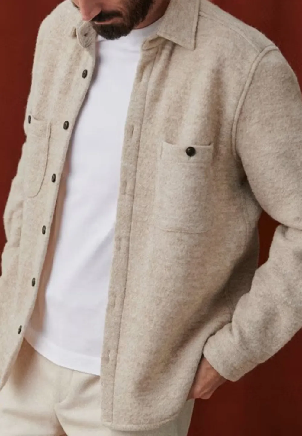 Buttoned Fastening Shirt