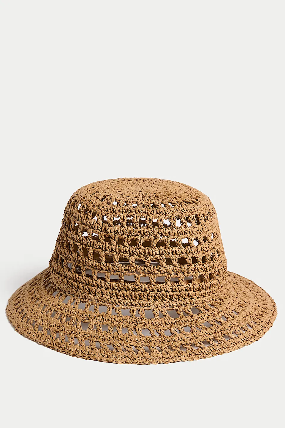 Criss-Cross Woven Straw Hat