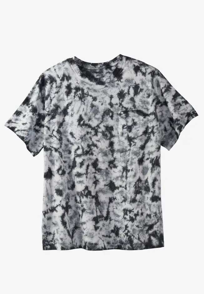 Shrink-Less Lightweight Pocket Crewneck T-Shirt