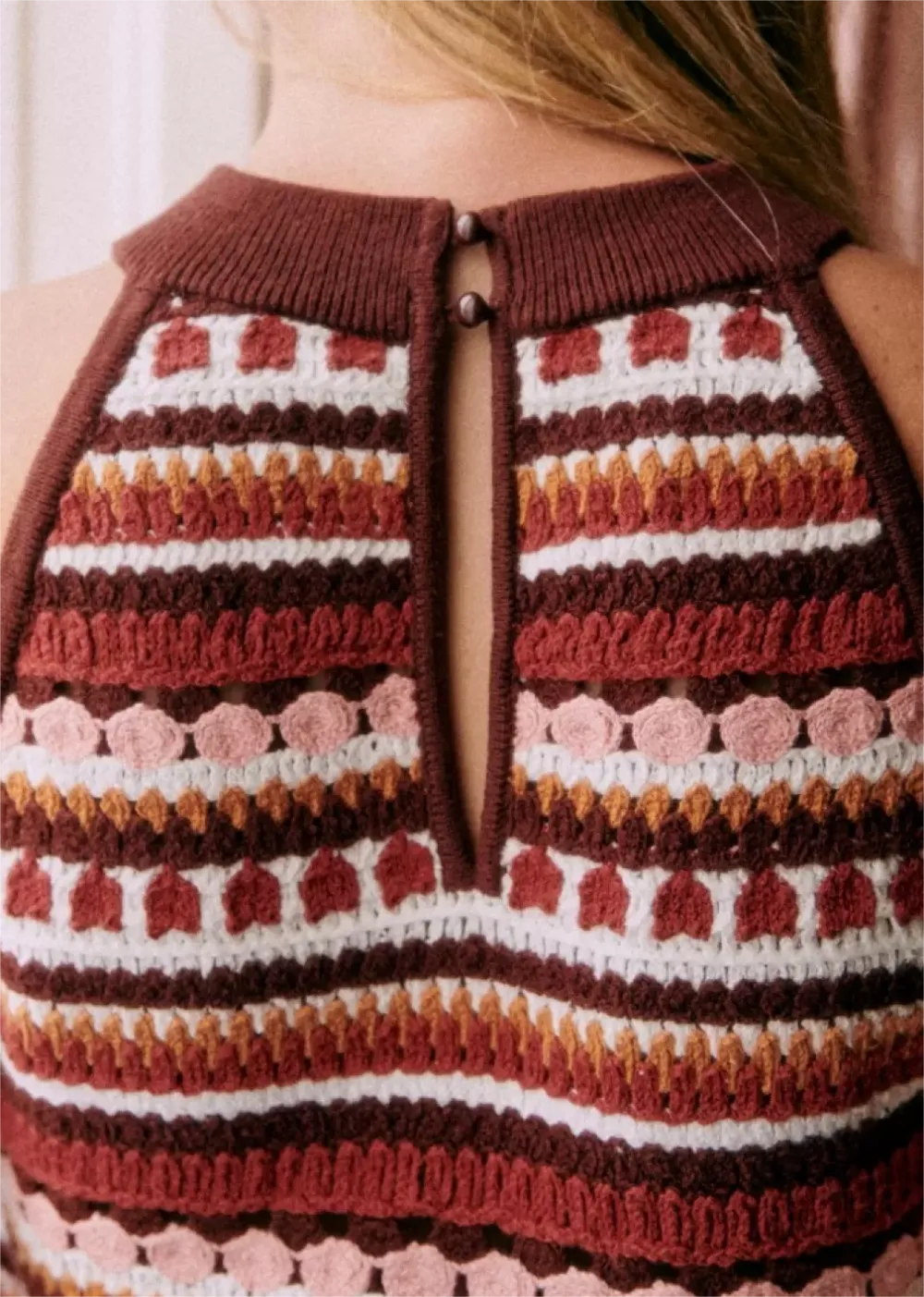 Sleeveless Cotton Knitwear