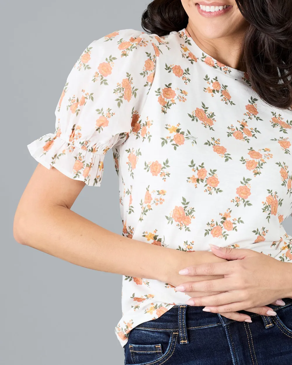 Small Floral Print Blouse