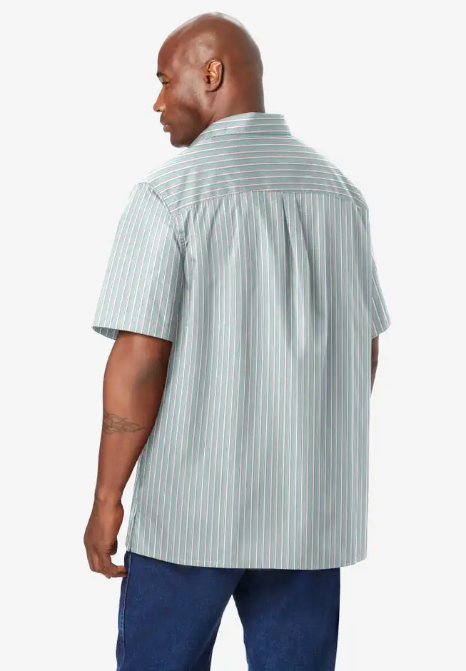 Striped Short-Sleeve Sport Shirt