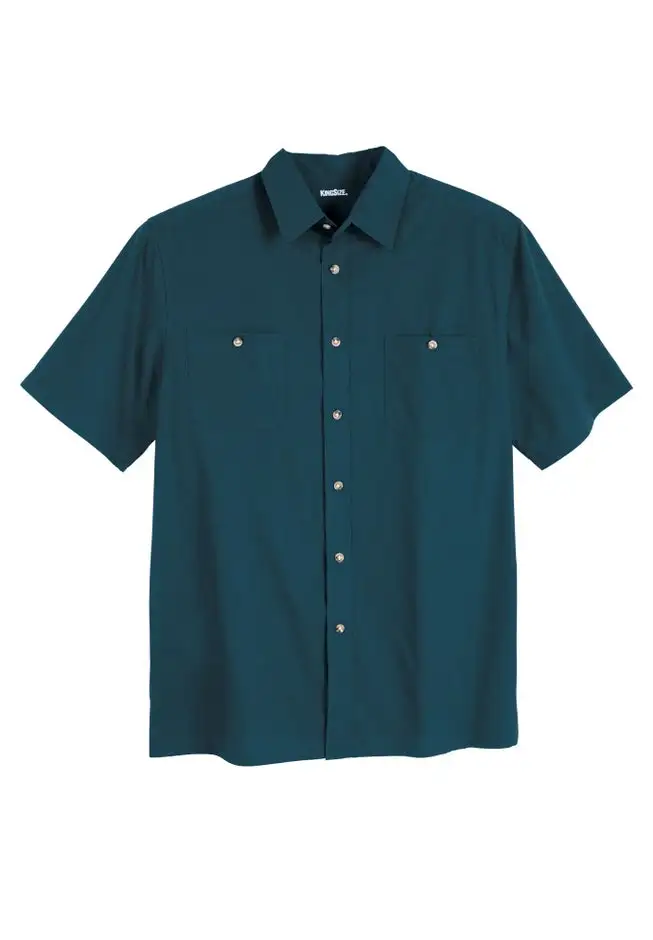Short-Sleeve Pocket Sport Shirt