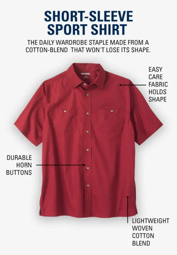 Check Short-Sleeve Sport Shirt