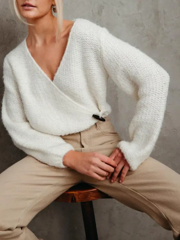 Izzy Wrap Sweater