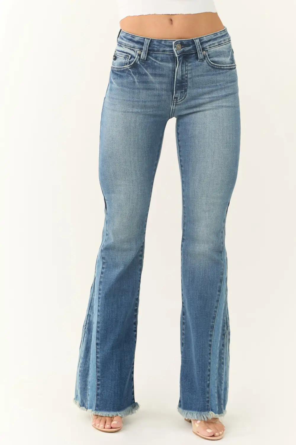 Light Blue Flared Bootcut Jeans
