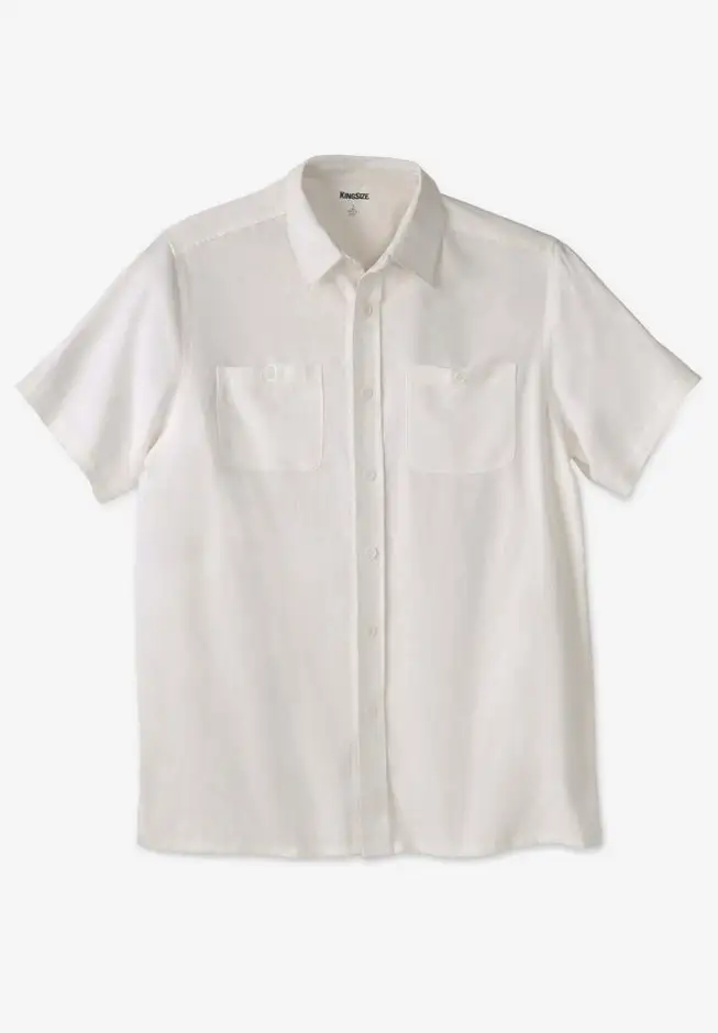 Short-Sleeve Linen Shirt