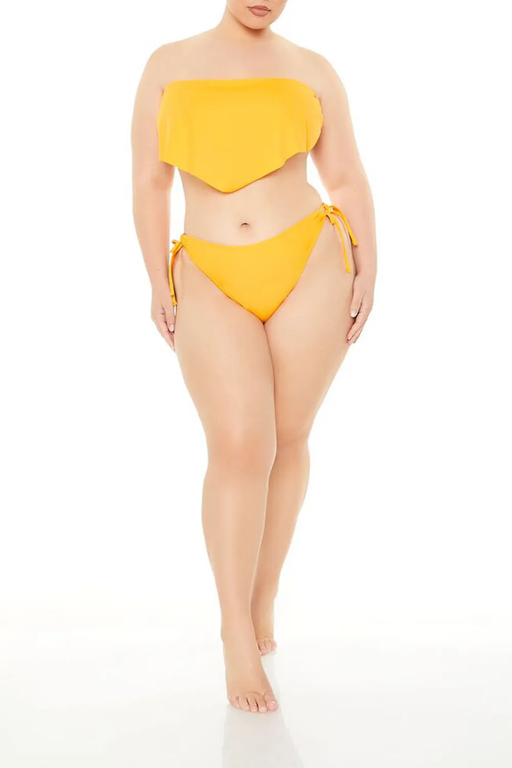 Plus Size Side-Tie Bikini Bottoms