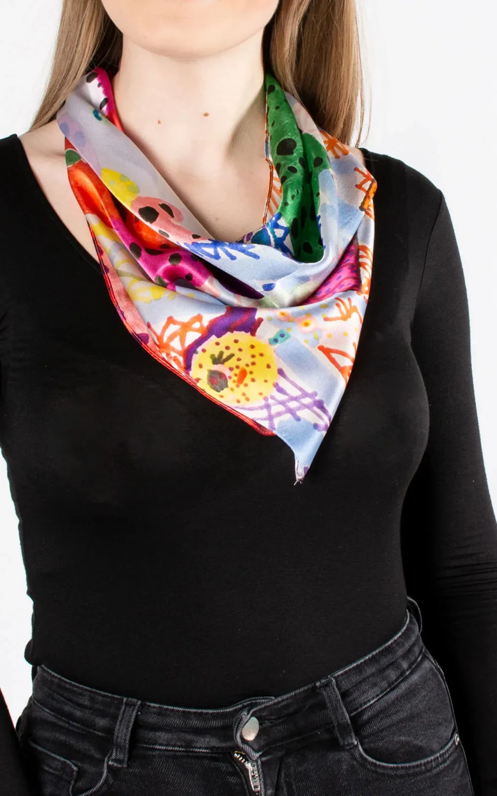 Art Classic Retro Pattern Women's Square Scarf
