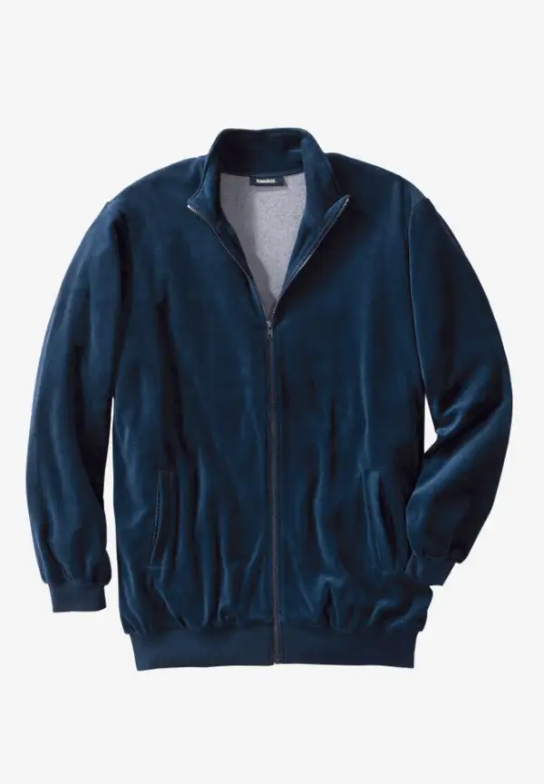 Velour Full-Zip Jacket