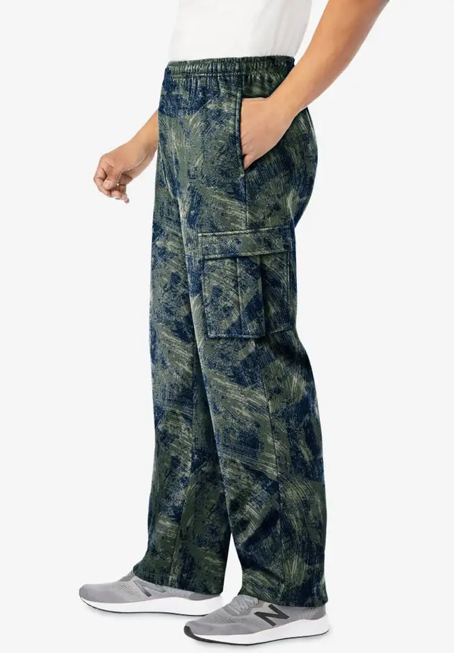 Fleece Cargo Sweatpants