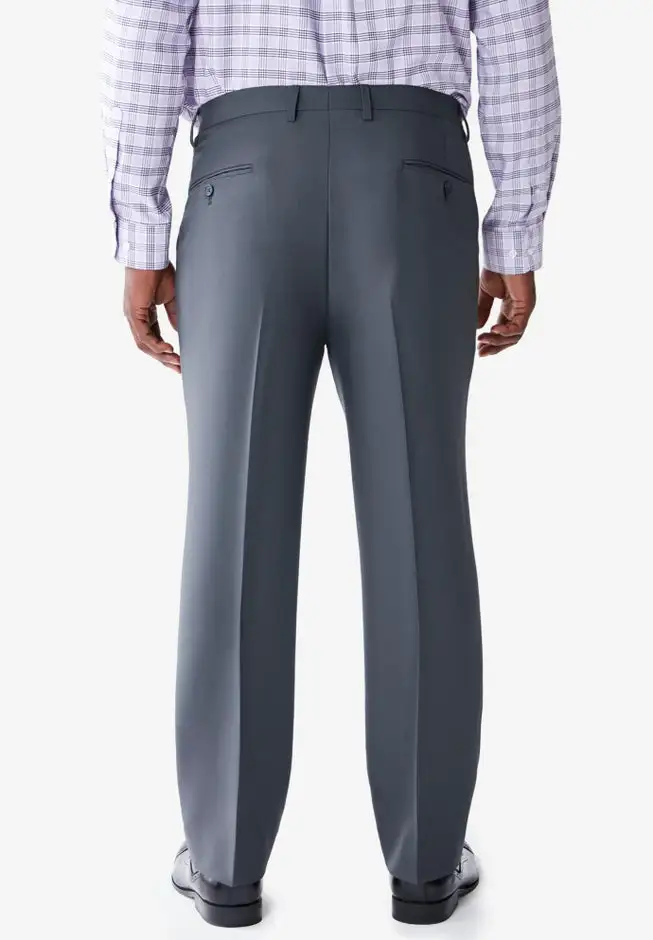 Easy Movement Pleat-Front Expandable Dress Pants