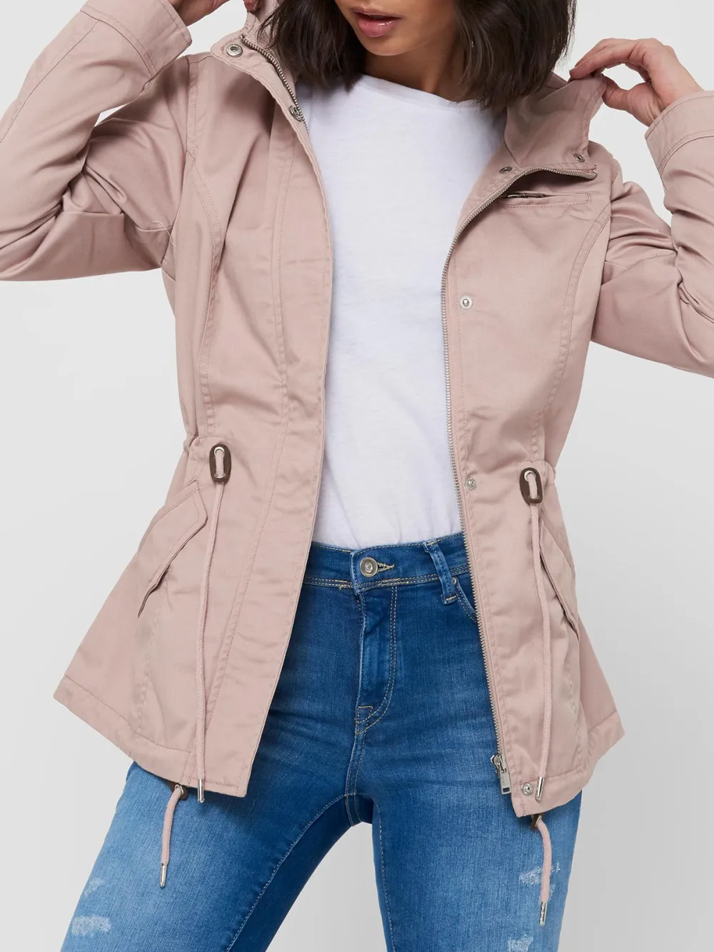 Side Pockets Between-Season Jacket